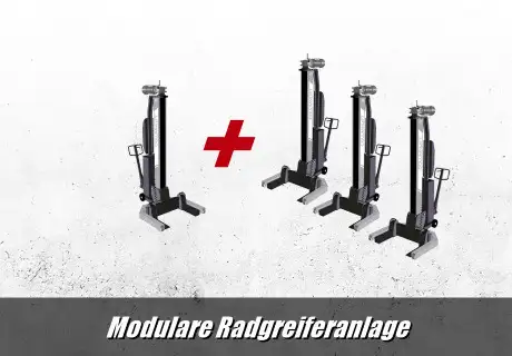 Modulare Radgreiferanlage